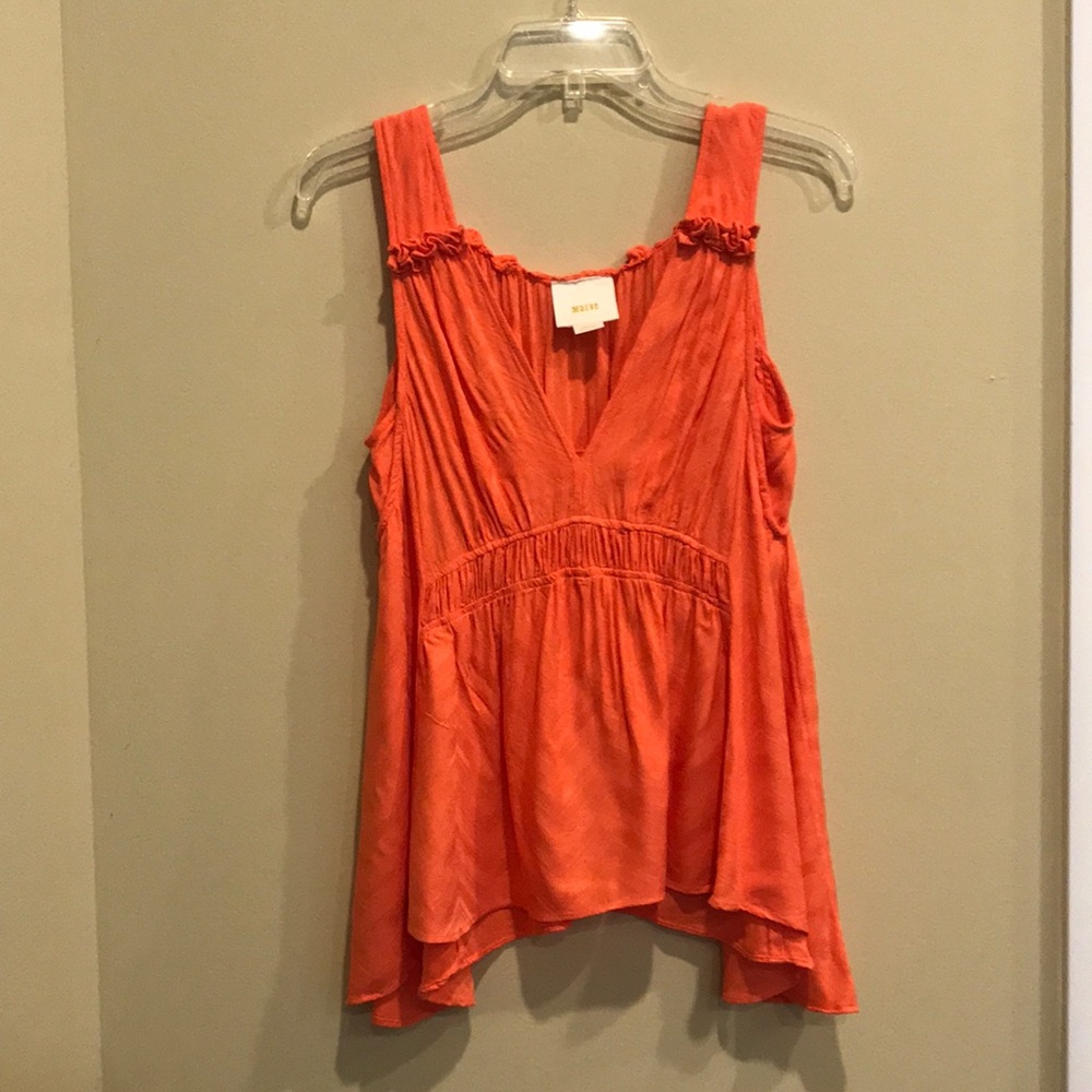 Maeve Asymmetrical Sleeveless Top
